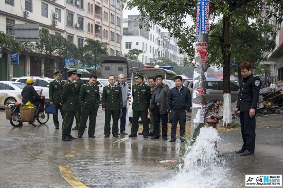 自治区检查督导组到合浦县检查督导冬春火灾防