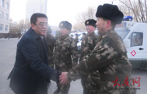 赵铭、韩立华、郑新英、曹力伟等春节前夕走访