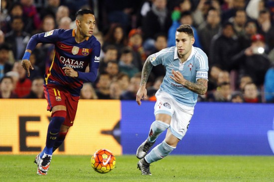 西甲-梅西传射苏神帽子戏法 巴萨6-1大胜塞尔塔