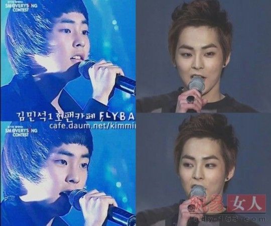 EXO整容前照片曝光:吴亦凡吴世勋土得错落有