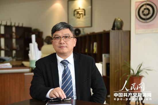 朱立科 浙江一鳴食品股份有限公司總經理（人民網記者 馮粒 攝）