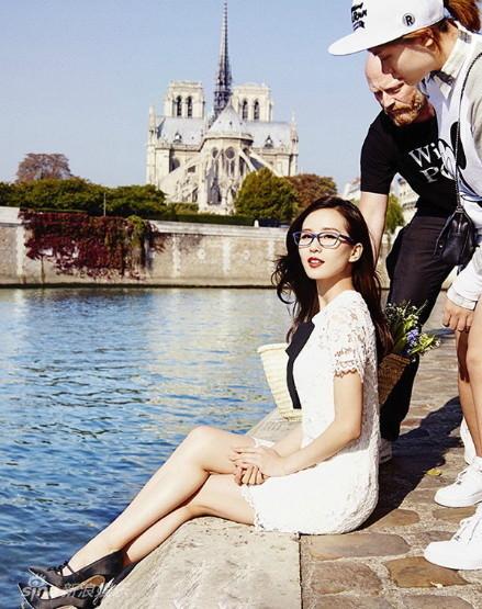  刘诗诗烈焰红唇 若曦美翻了 肤白貌美网友喊话