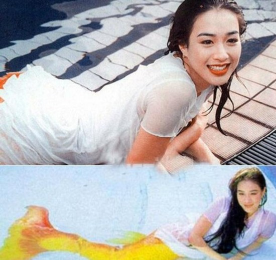 鐘麗緹美人魚舊照 傲人身材秒殺“美人魚”林允“姍姍”