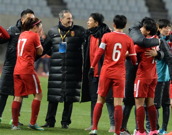  女足奥预赛 :中国队战平 朝鲜 队--重庆视窗--人民