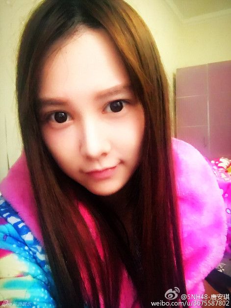 組圖：SNH48唐安琪嚴重燒傷 私照甜美清純