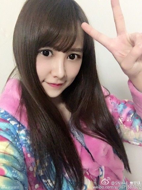 組圖：SNH48唐安琪嚴重燒傷 私照甜美清純