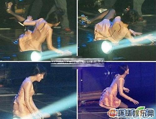 美女主持突遭意外的尴尬出糗瞬间 盘点女星尴尬瞬间(组图)