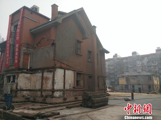南京向民國老宅借地李世軍故居將來回平移90米