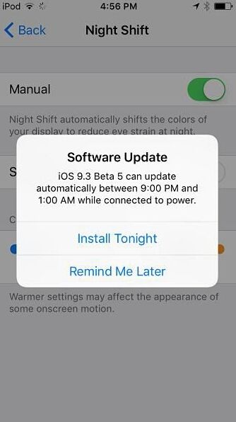 iOS9.3将加入强制升级机制 老爷机 很尴尬