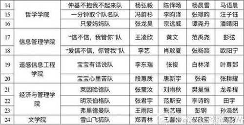 武汉大学辩论赛奇葩队名令网友笑喷:打完去聚