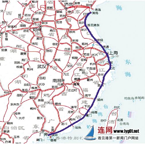 苏北将融入上海都市圈 东部沿海高铁道显雏形