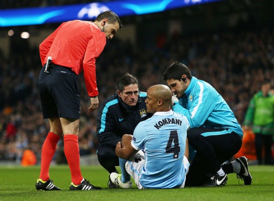 欧冠1\/8决赛-曼城主场战平 总比分3-1进八强