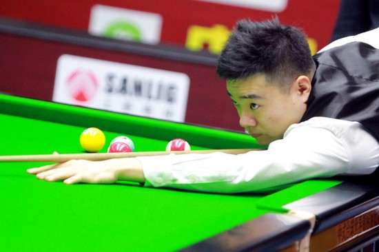 2016中式台球世锦赛 丁俊晖首秀3:9负希尔