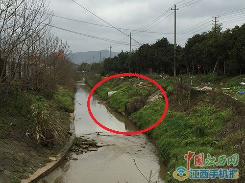 河渠上可见不少这样的排放管道