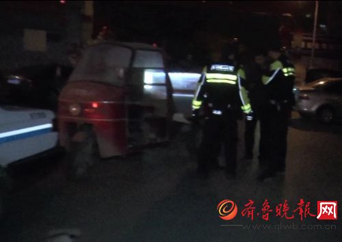 济南一小伙遇警察查车忙逃跑:我以为抢劫呢(图