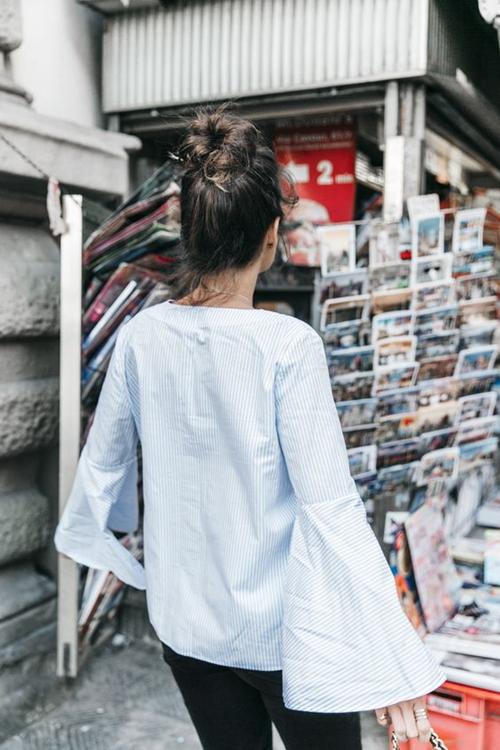 今天穿什麼:甩著大袖子出門?喇叭袖幫你扮時髦!
