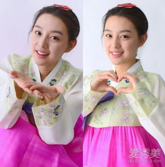 金智媛韩服写真