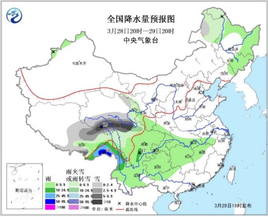 我国中东部大部地区气温持续回升 部分达到10℃以上