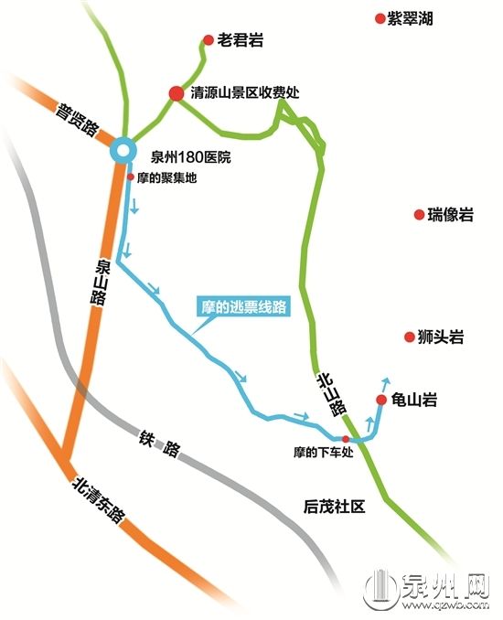 起底泉州清源山"带路党":揽客逃票 线路偏僻存隐患