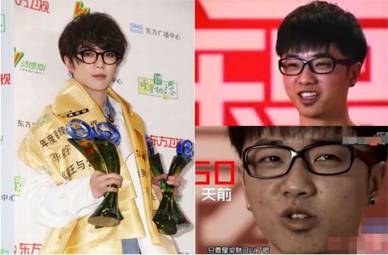 华晨宇最近的照片中其中最为令人惊讶的是那张尖尖的瓜子脸,无法