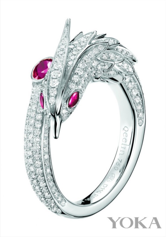 Qeelin King&Queen�t�C18K�ժ��^�O�p�ۤά��_��Queen�٫�