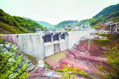 古阳河水库加紧施工