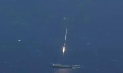 猎鹰  火箭 首次 成功海上回收  对未来航天有何影