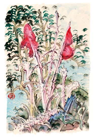 �Ƕ�����No.049 ֽ����ɫ 63x39cm 2015