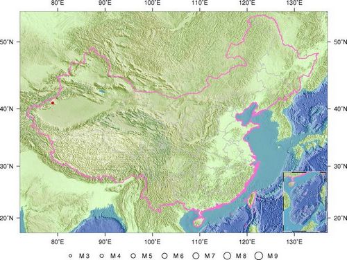 新疆阿克苏地区乌什县发生3.1级地震 震源深度6千米
