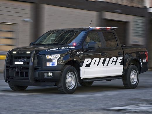 福特推出F-150警用皮卡 可携带警犬执行巡逻