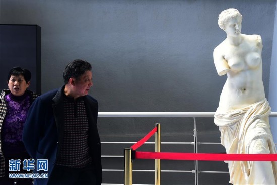 古希腊雕塑作品在吉林长春展出