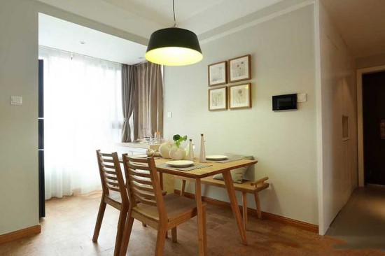 90平日式简约小家 温和沉静诠释家的安全感