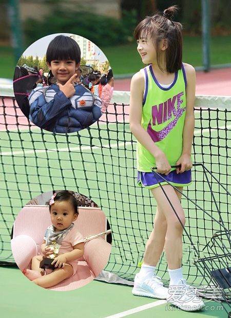 董洁儿子帅刘涛女儿美 明星宝贝们最新照