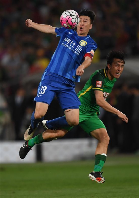 中超:北京国安乐视主场1比2不敌江苏苏宁易购