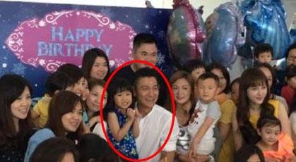 刘德华为四岁女儿办派对庆生 朱丽倩缺席
