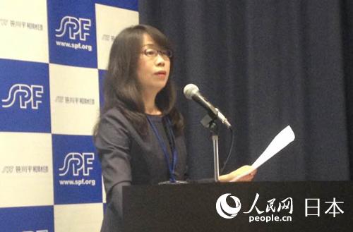 演講會主持人、笹川日中友好基金主任研究員胡一平