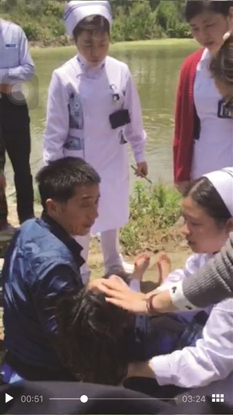 见女子欲轻生 盐城护士微信求助医生后救人