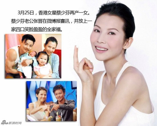 贾静雯三胎女儿出生 晒小手小脚照取名小Bo妞 看明星宝宝第一张照片谁最萌