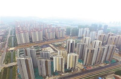 南京丁家庄保障房二期住宅楼建设进入收尾阶段