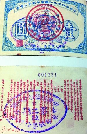 纸币上的“中国百年历史”：60亿元“金元券”震撼全场