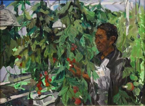 丹青赞美劳动:"中国梦·劳动美——基层劳动者风采美术作品展"在太庙