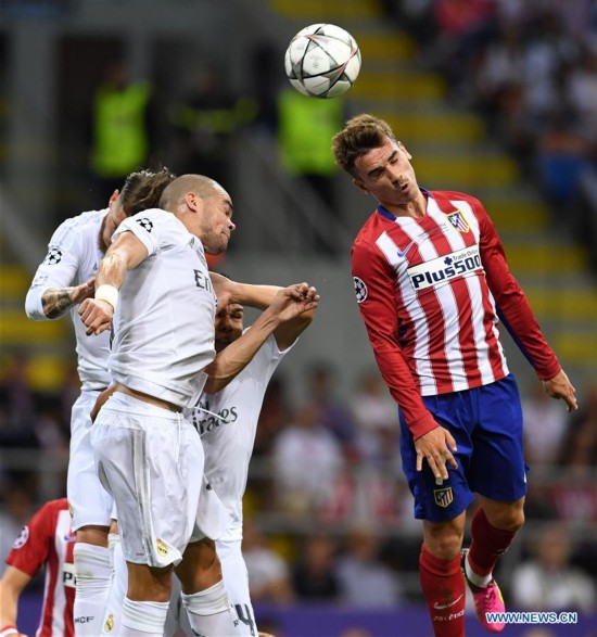 (SP)ITALY-MILAN-UEFA-SOCCER FINAL-REAL MADRID VS ATLETICO MADRID