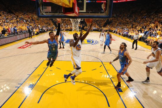 NBA西部决赛G7:雷霆vs勇士 勇士96-88杀进决