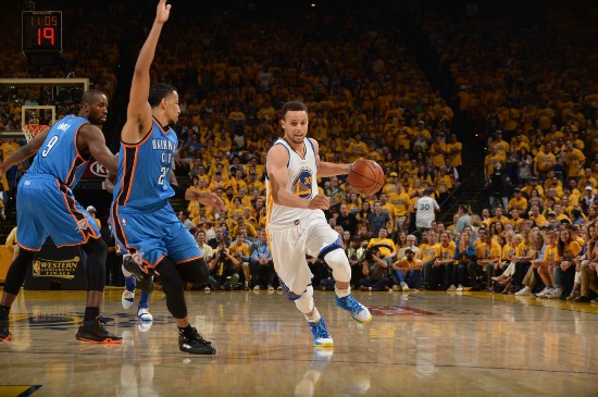 NBA西部决赛G7:雷霆vs勇士 勇士96-88杀进决