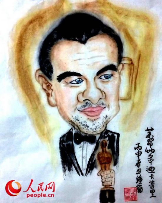 高清组图:莱昂纳多·迪卡普里奥漫像作品选