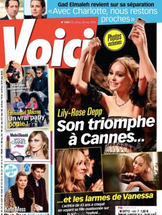 德普16岁女儿被时尚大牌看中偏爱离婚男模