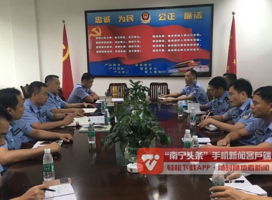 武鸣公安分局为2016年全国普通高考保驾护航