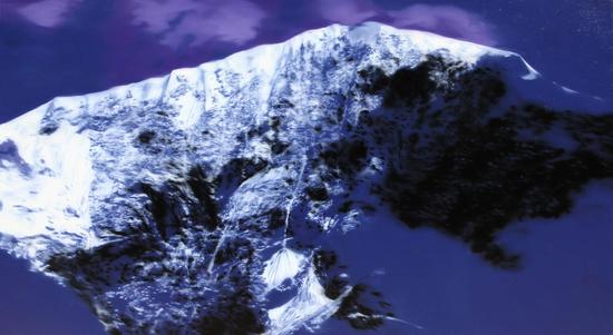韩砚朝-极地6号 布面油画210cmX115 cm The Polar Place No.6 Oil on canvas 2013年