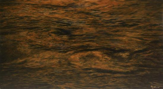 韩砚朝-激流1号 布面油画 The Torrent No.1 210cmX115 cm Oil on canvas 2011年