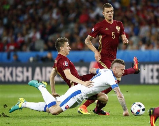 欧锦赛:哈姆西克传射建功 斯洛伐克2-1战胜俄罗